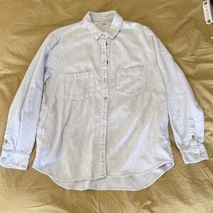 Madewell Light Gray Casual Button-Down Shirt
